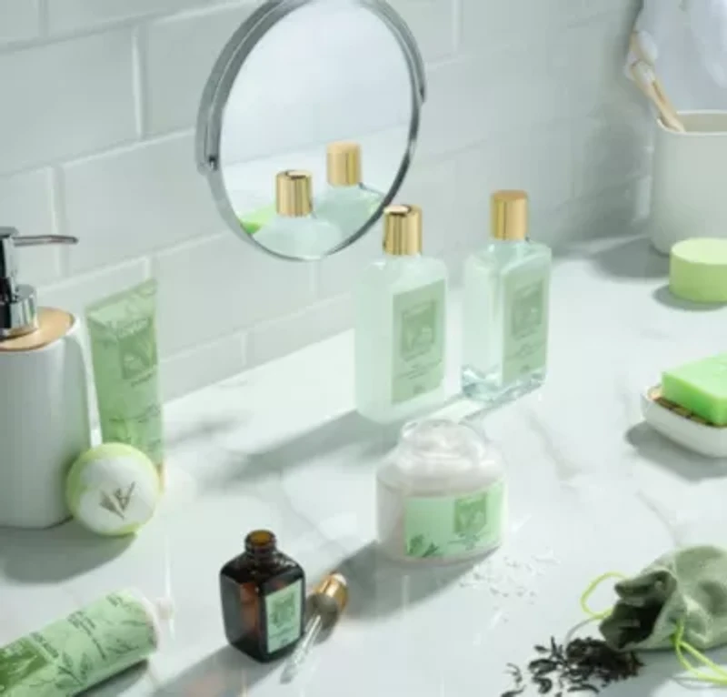 Tea Tree Bath Set - Luxury Aromatherapy Home Spa with Calming Mint Fragrance – 15 Pc