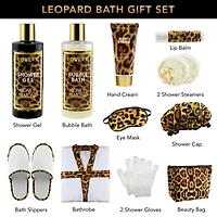 At-Home Spa Kit with Honey Almond Scent – 17Pcs Relaxing Bath Gift Set with Vitamin E-Rich Bath Essentials