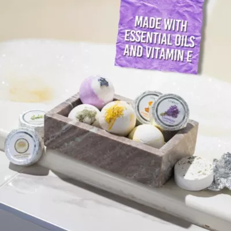 Essential Oil Shower Steamer and Bath Bomb Set - 11 Pieces