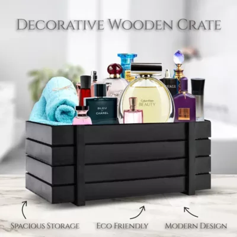 Luxury Spa Kit for Men - Sandalwood & Oak Scented Bath Gift Set & Shower Basket