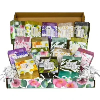 Handmade Soap Set - 8 Piece Variety Pack Luxury Bath Soap Gift Box