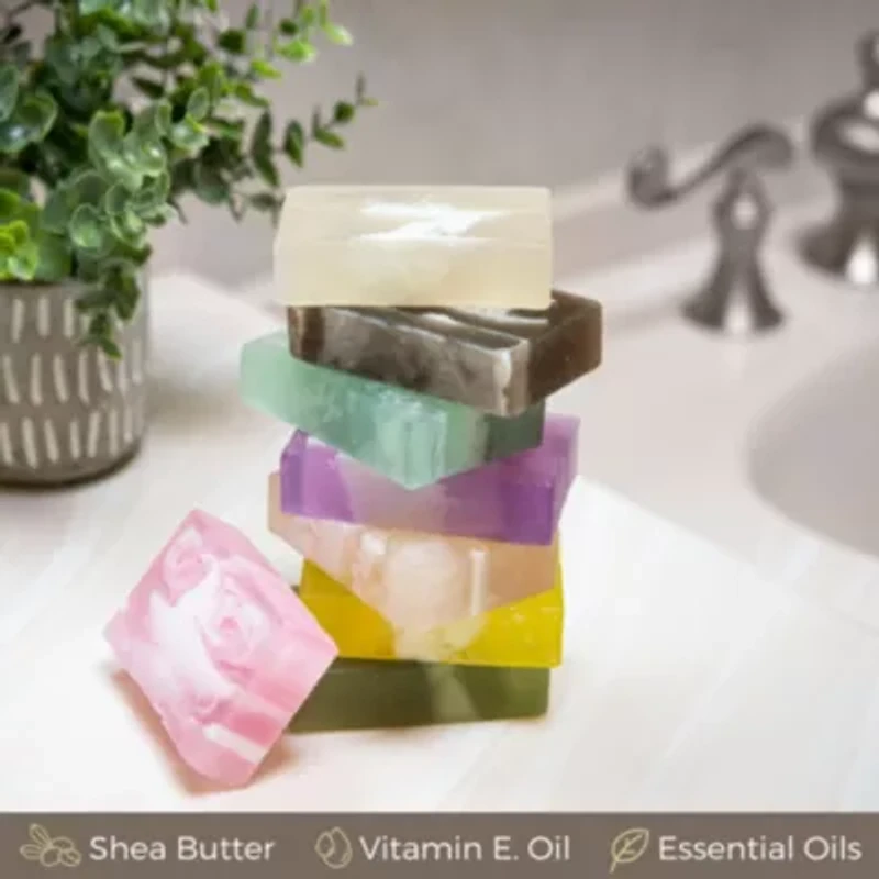 Handmade Soap Set - 8 Piece Variety Pack, Luxury Bath Soap Gift Box