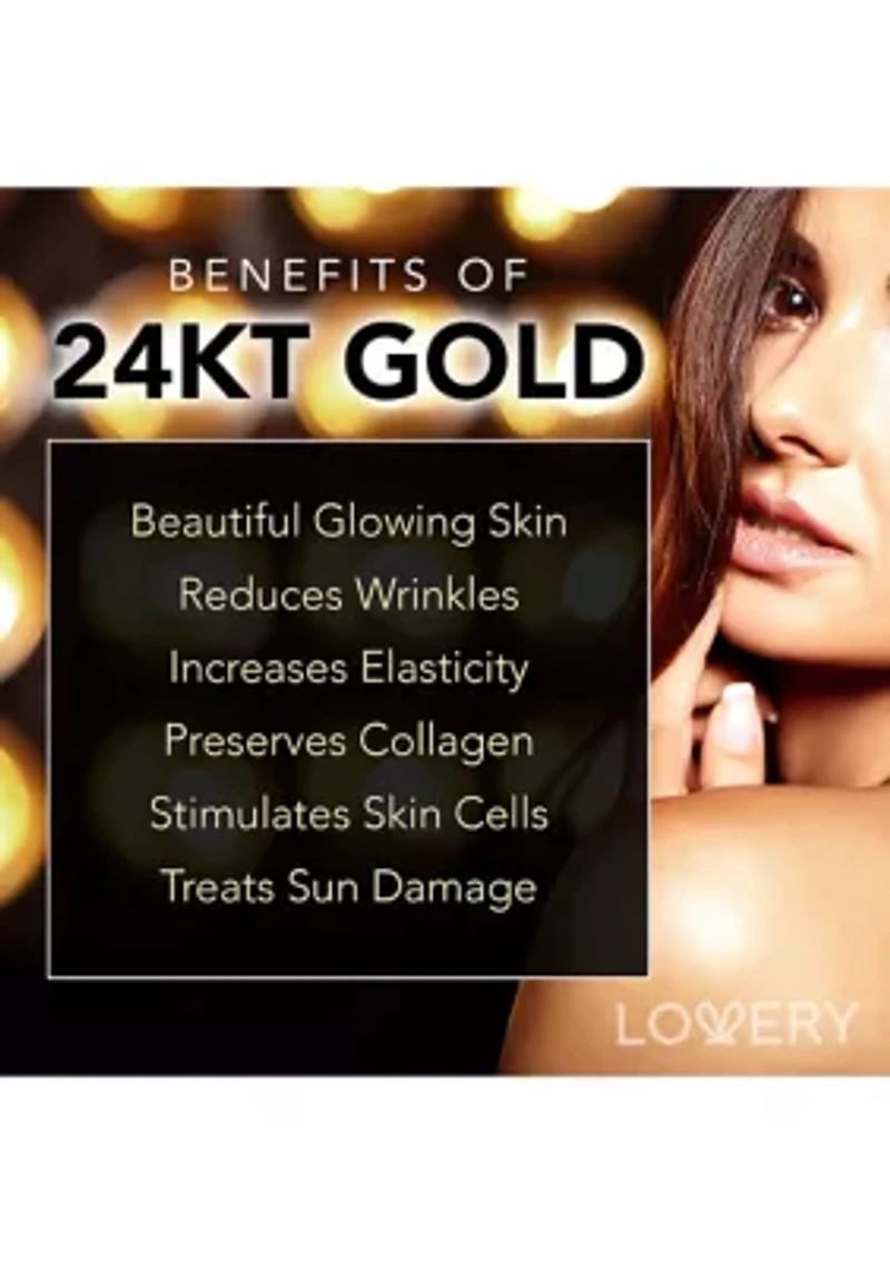24K Gold Bath Bombs Gift Box, 9 Handmade Spa Bombs