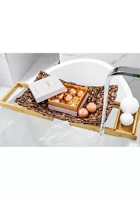 24K Rose Gold Bath Bombs Gift Set, 9 Scented Bubble Bombs