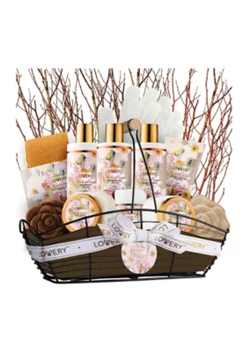 Vanilla Coconut Home Spa Gift Basket