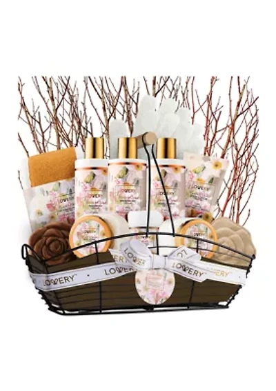 Vanilla Coconut Home Spa Gift Basket