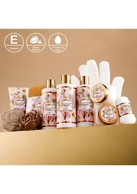 Vanilla Coconut Home Spa Gift Basket