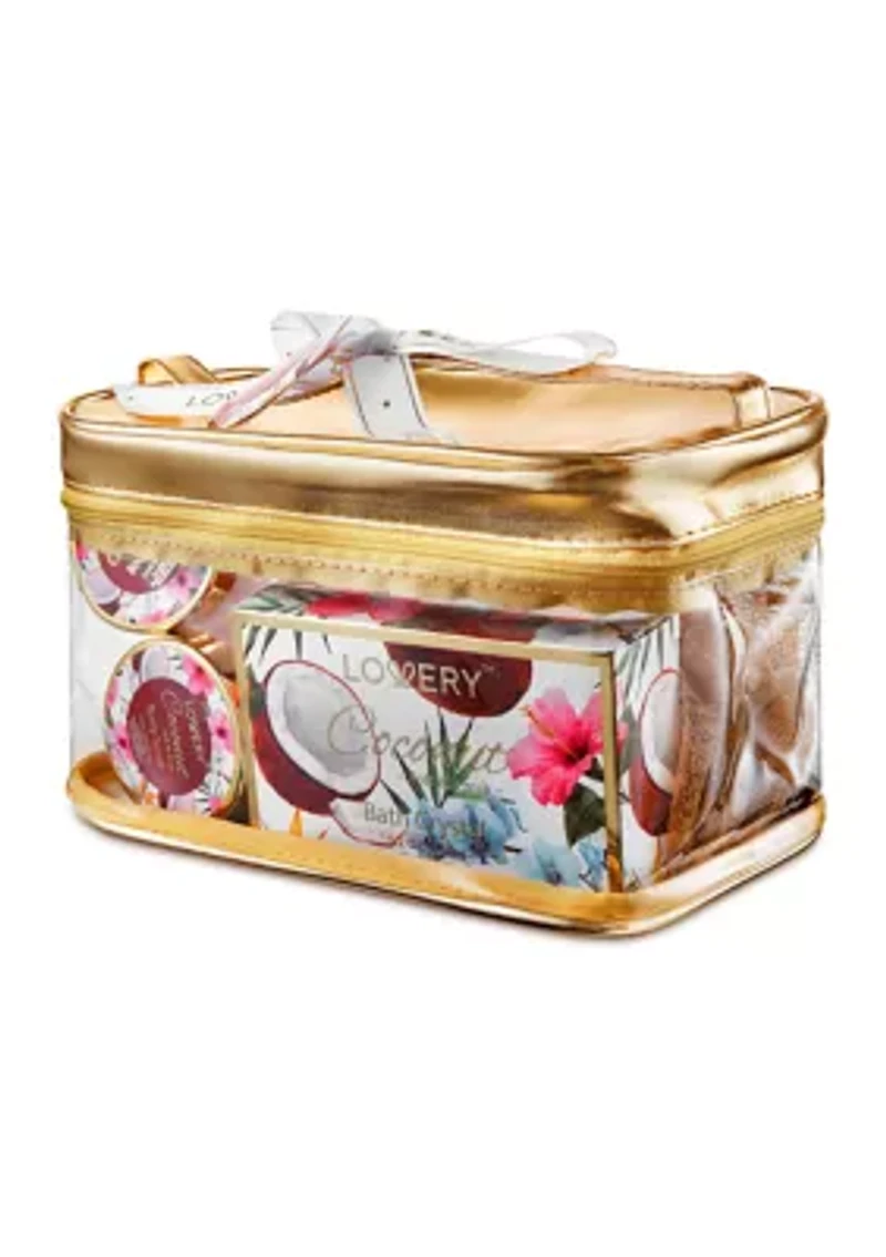 Coconut Bath and Body Kit in a Spa Bag