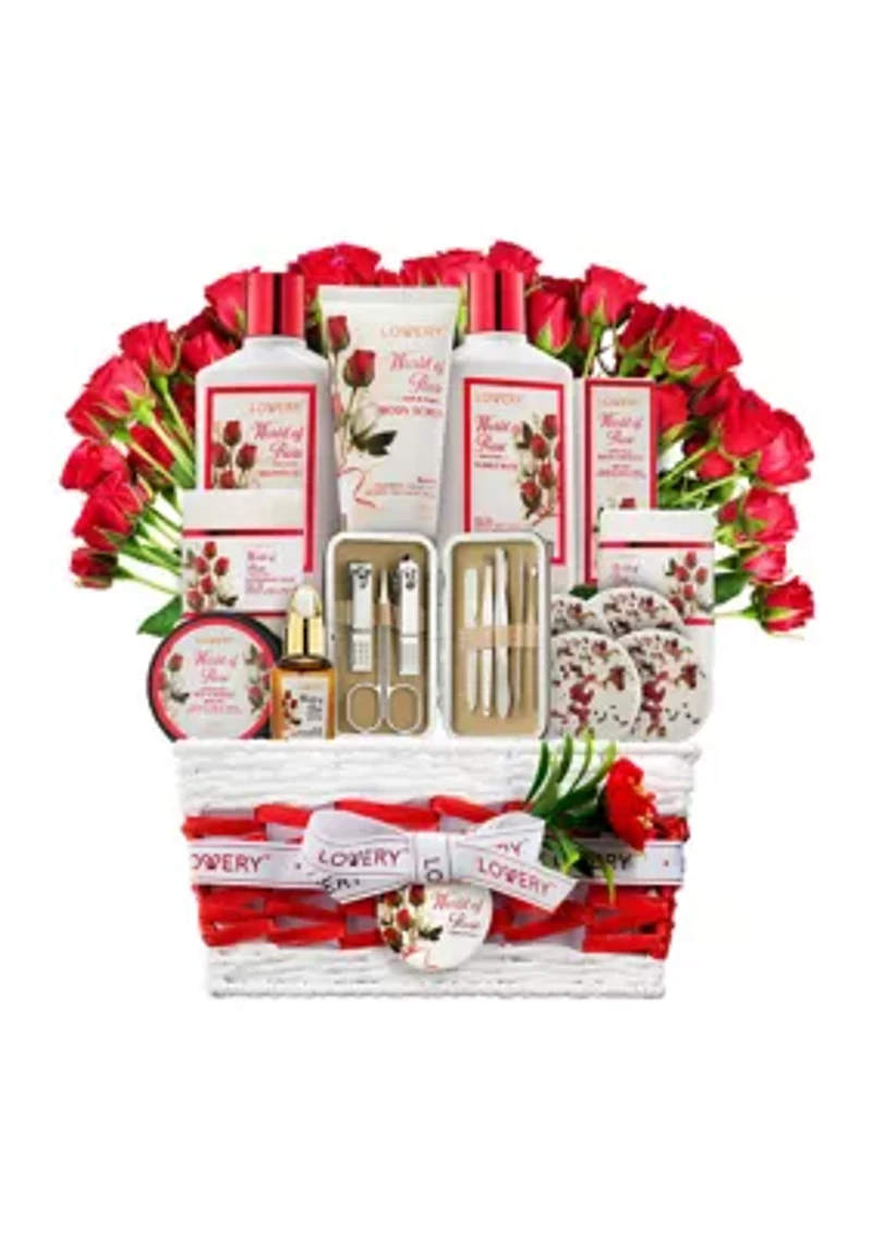 Red Rose Spa Gifts, Stress Relief Selfcare Kit