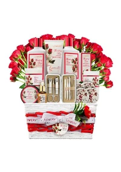 Red Rose Spa Gifts, Stress Relief Selfcare Kit