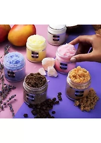 Marble Body Scrub Gift Box, 6 Scented Exfoliating Scrubs