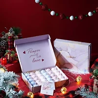 Bath Bombs Gift Set, 30pc Handmade Spa Body Care Balls in Variety Scents
