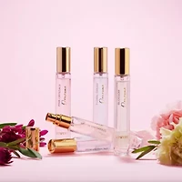 6pc Eau de Parfum Perfumes for Women, Floral Fragrances with Leather Pouch