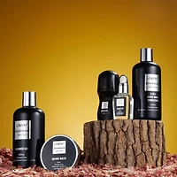 Deluxe Sandalwood Self Care Grooming Beard Kit, 10pc Bath and Body Relaxing Set