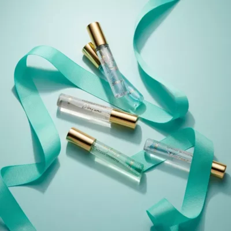 5pc Mini Perfumes for Travel Gifts, Solo Scent and Layering Fragrances with Pouch