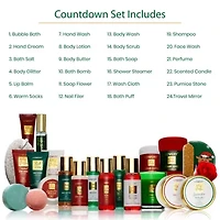 2022 Limited Edition Advent Calendar, Christmas Advent Calendar - 24pc Bath & Body Care