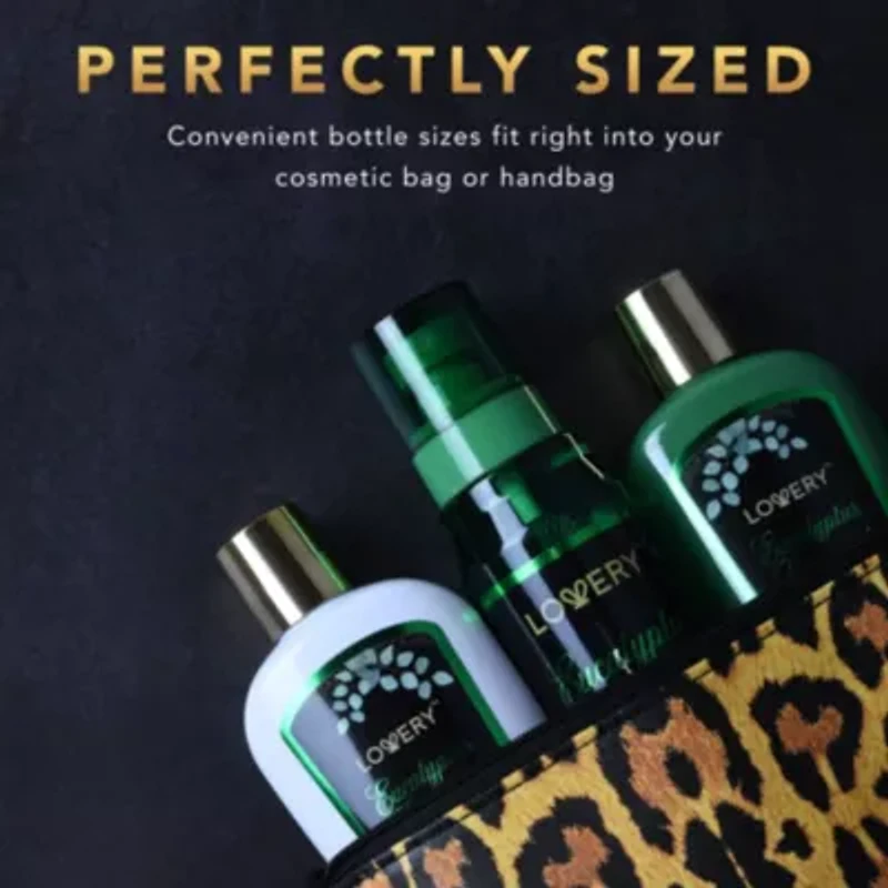 Eucalyptus Spearmint Travel Set - 3Pc Bath and Body Kit