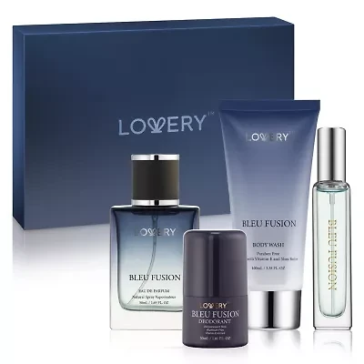 5-Pc. Bleu Fusion Bath & Body Care Gift Set with Perfume, Cologne & More