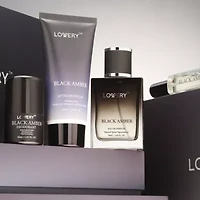5-Pc. Black Amber Bath & Body Gift Set - Cologne, Shave Gel, Deodorant & More