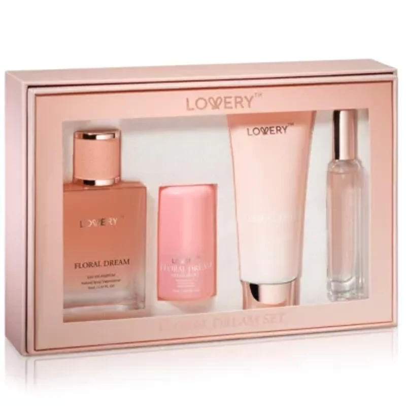 5-Pc. Floral Dream Gift Set with Eau de Parfum, Deodorant, Lotion & Cologne