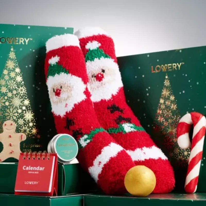 8-Pc. Stocking Stuffers, Christmas Calendar Bath & Body Gift Set