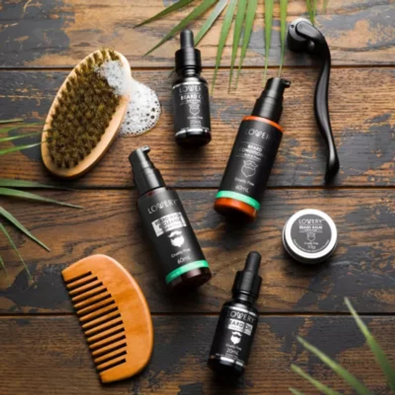 Men's 12-Pc. Beard Grooming & Growth Kit, Beard Trimming Gift Set