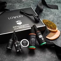 Men's 12-Pc. Beard Grooming & Growth Kit, Beard Trimming Gift Set