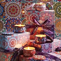 4-Pc. Travel Candle Gift Set - Coconut, Vanilla, Lavender, Citrus Scents