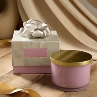 Lavender Candle Gift Set, 3 Wick Aromatherapy Soy Candles, 13oz