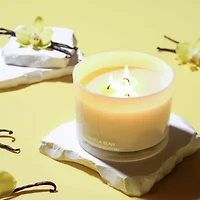 Vanilla Bean Home Candle Gift Set, 3 Wick Deluxe Soy Candles, 13oz