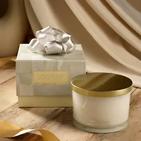 Vanilla Bean Home Candle Gift Set, 3 Wick Deluxe Soy Candles, 13oz