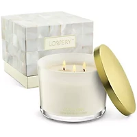 Vanilla Bean Home Candle Gift Set, 3 Wick Deluxe Soy Candles, 13oz