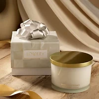 Deluxe White Tea & Sage Candle Gift Set, 3 Wick Aromatherapy Candles
