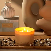 Orange Blossom Candle Gift Set, 3 Wick Home Soy Candles, 13oz