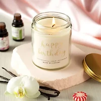 4-Pc. Birthday Gift Set with Candle, Necklace, Pendant & Jewlery Pouch