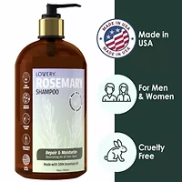 Rosemary Shampoo, Made in USA, 16 oz.