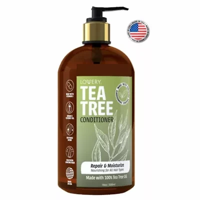 Tea Tree Conditioner, Made in USA, 16 oz.