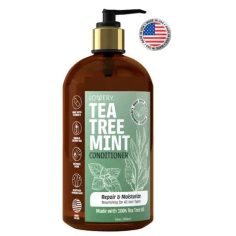 Tea Tree Mint Conditioner, Made in USA, 16 oz.