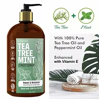 Tea Tree Mint Conditioner, Made in USA, 16 oz.