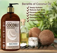 Coconut Conditioner, Made in USA, 16 oz.