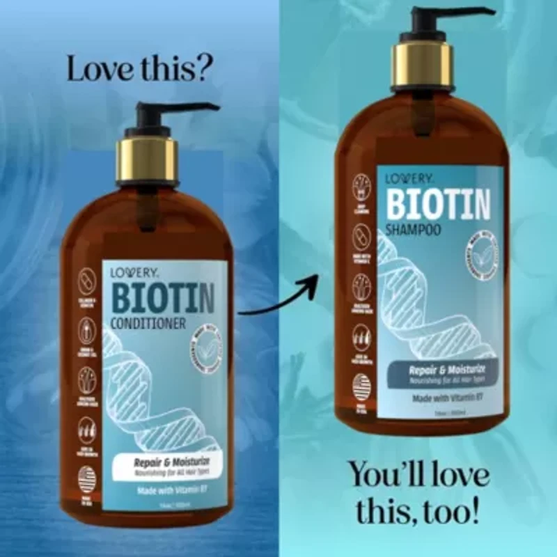 Biotin Conditioner, Made in USA, 16 oz.