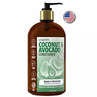 Coconut and Avocado Conditioner, Made in USA, 16 oz.