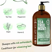 Tea Tree Mint Shampoo and Conditioner Gift Set, Made in USA, 32 oz.