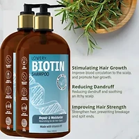 Biotin Shampoo and Conditioner Gift Set, Made in USA, 32 oz.