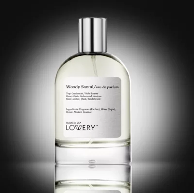 Lovery Woody Santal Perfume Inspired by Lelabo Santal 33 - 3.38fl oz Long Lasting Eau de Parfum - Made in USA