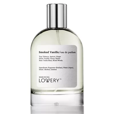 Lovery Smoked Vanille Perfume Inspired by Tom Ford Tobacco Vanille EDP - 3.38fl oz Long Lasting Eau de Parfum - Made in USA