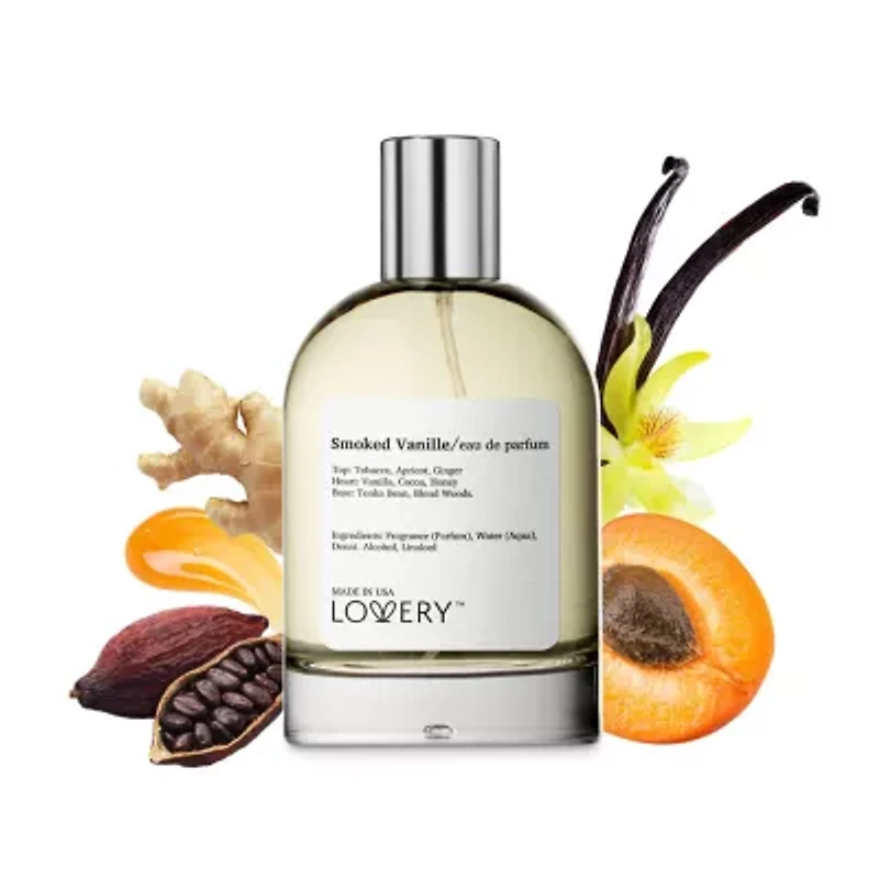 Lovery Smoked Vanille Perfume Inspired by Tom Ford Tobacco Vanille EDP - 3.38fl oz Long Lasting Eau de Parfum - Made in USA