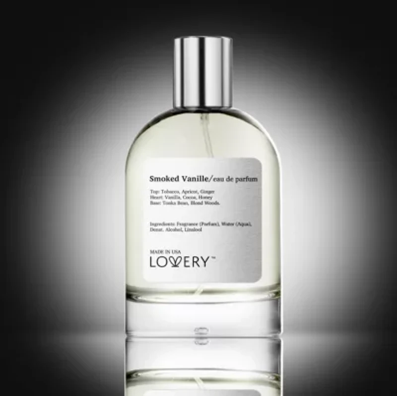 Lovery Smoked Vanille Perfume Inspired by Tom Ford Tobacco Vanille EDP - 3.38fl oz Long Lasting Eau de Parfum - Made in USA