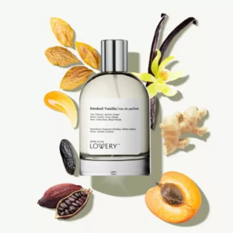 Lovery Smoked Vanille Perfume Inspired by Tom Ford Tobacco Vanille EDP - 3.38fl oz Long Lasting Eau de Parfum - Made in USA