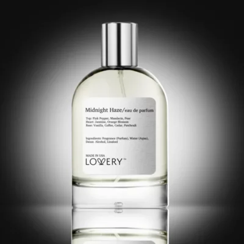 Lovery Midnight Haze Perfume Inspired by YSL Black Opium - 3.38fl oz Long Lasting Eau de Parfum - Made in USA